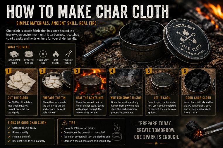 How to Make Char Cloth